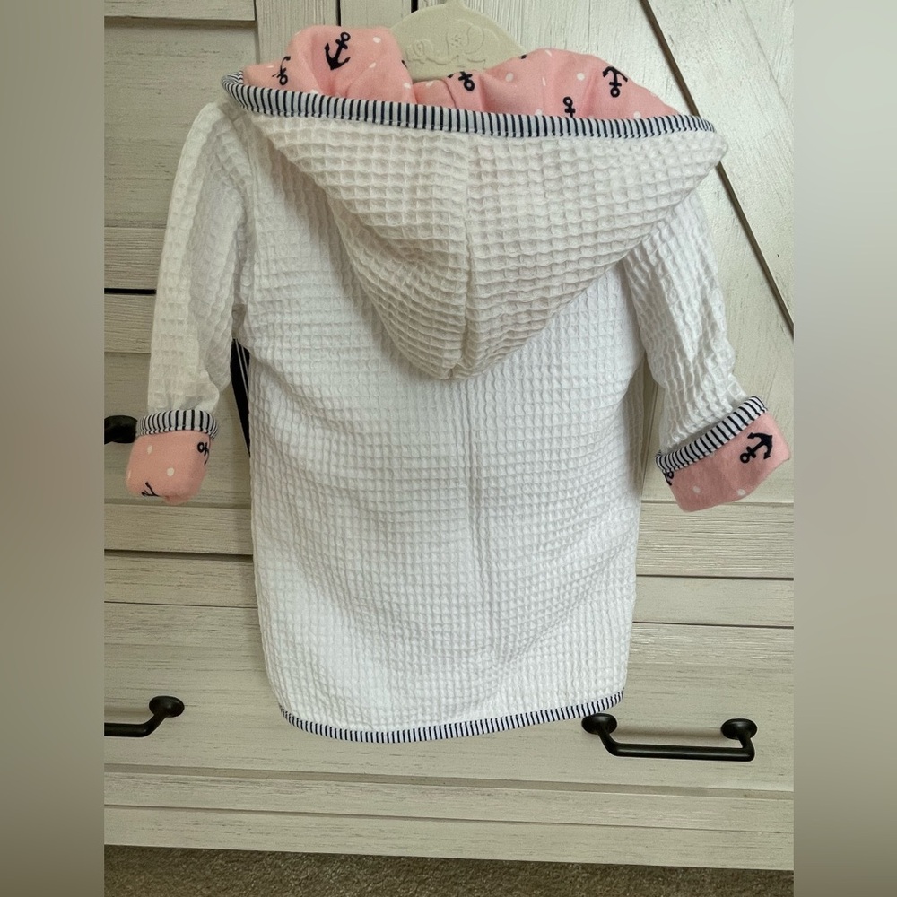 NWT size 0-9 month Nautical baby robe - Picture 4 of 6